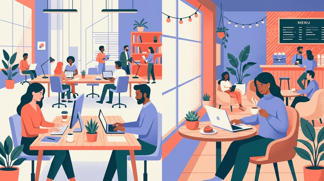 Coworking vs Kafe: Hangisi Sana Uygun?
