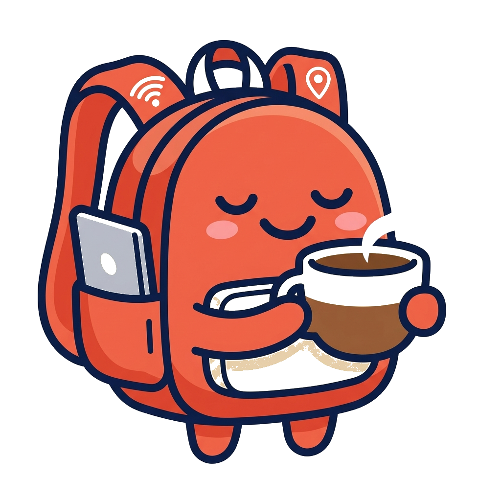 Maskot kahve içiyor